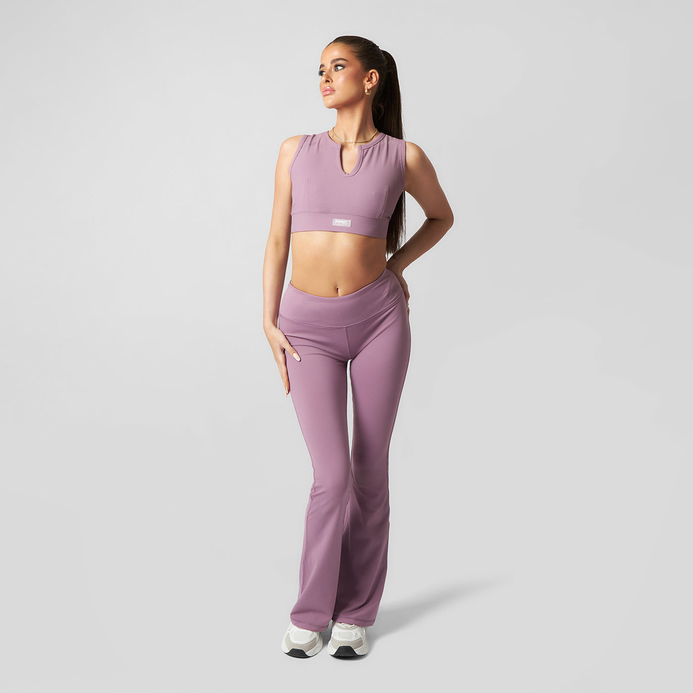 Pepper Girls Club Everyday Flared Leggings - Grape