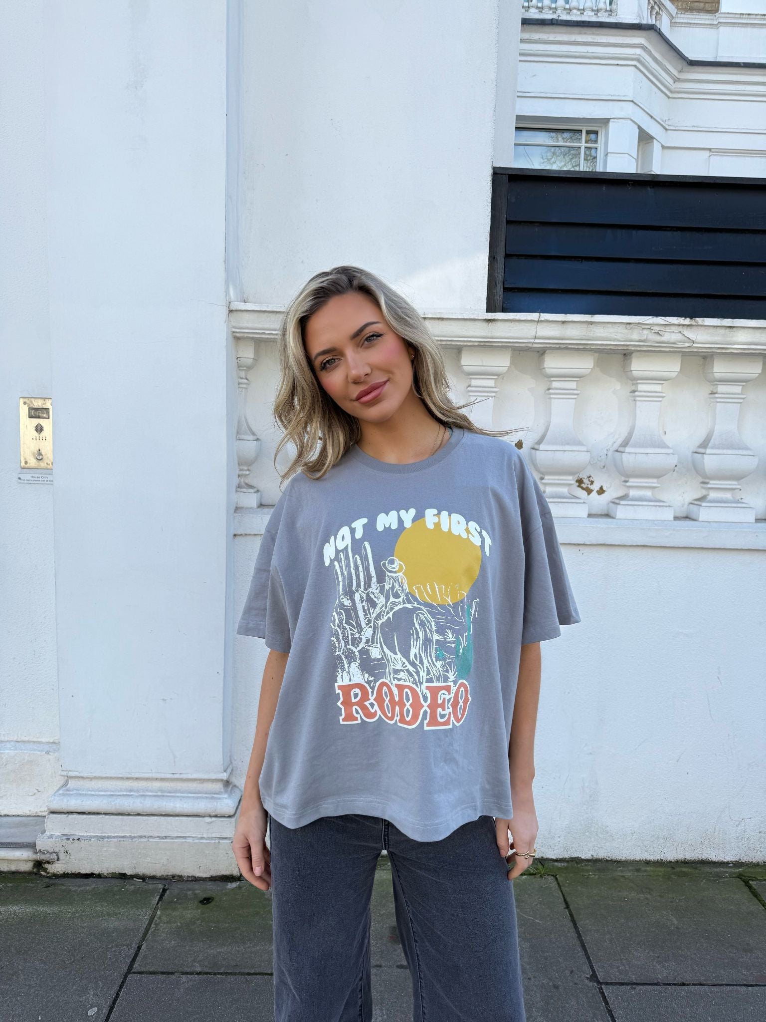 Pepper Girls Club Not My First Rodeo Oversized Tee